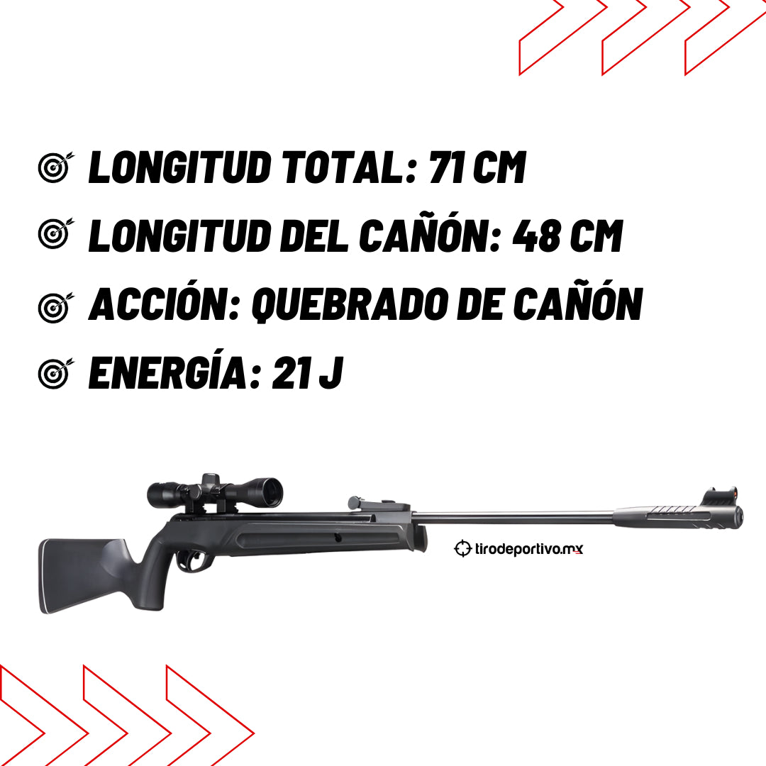Rifle Umarex Prymex Con Cuchillo Rambo Y Diábolos 5.5mm