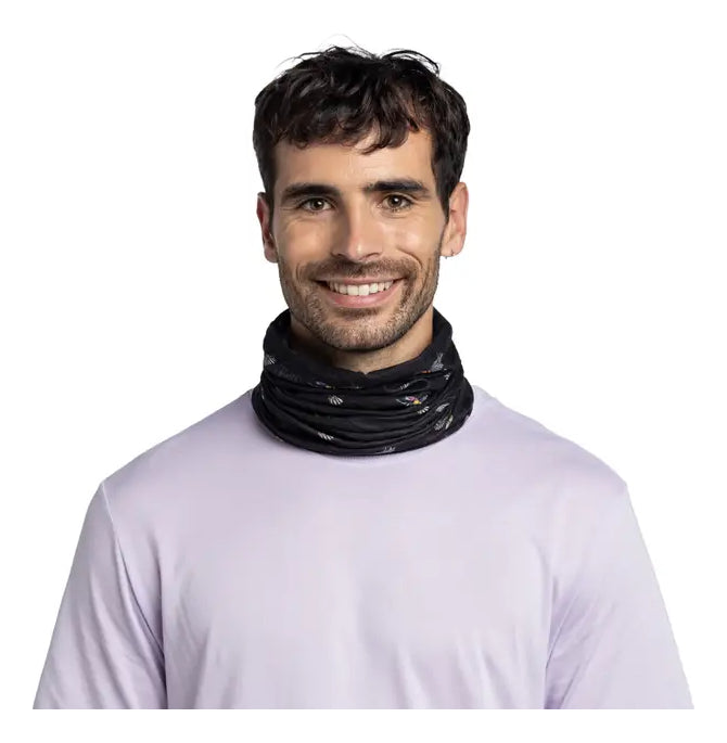 Bandana De Cuello Buff Coolnet Uv Omeri Black Upf 50
