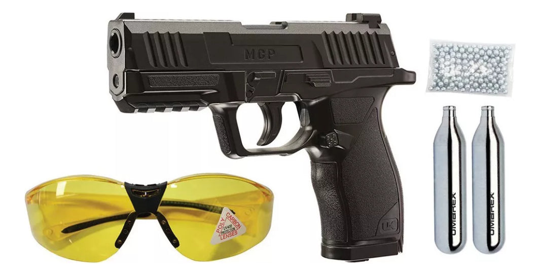 Pistola Kit Mcp Umarex Bbco2 De 18 Tiros