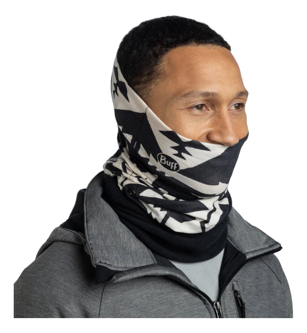 Tubular Buff Con Forro Polar Polar Neckwarmer Skar Black
