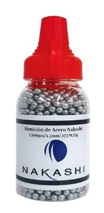 2pack Balines De Acero Nakashi Mun1500 4.5mm 1500 Pz