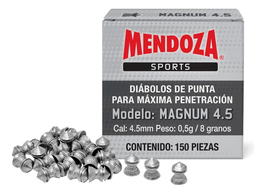 Caja De Diábolos De Punta Magnum Mendoza Calibre 4.5