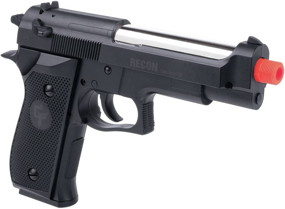 Pistola Airsoft Recon Combate 15tiros Resorte Bbs 6mm