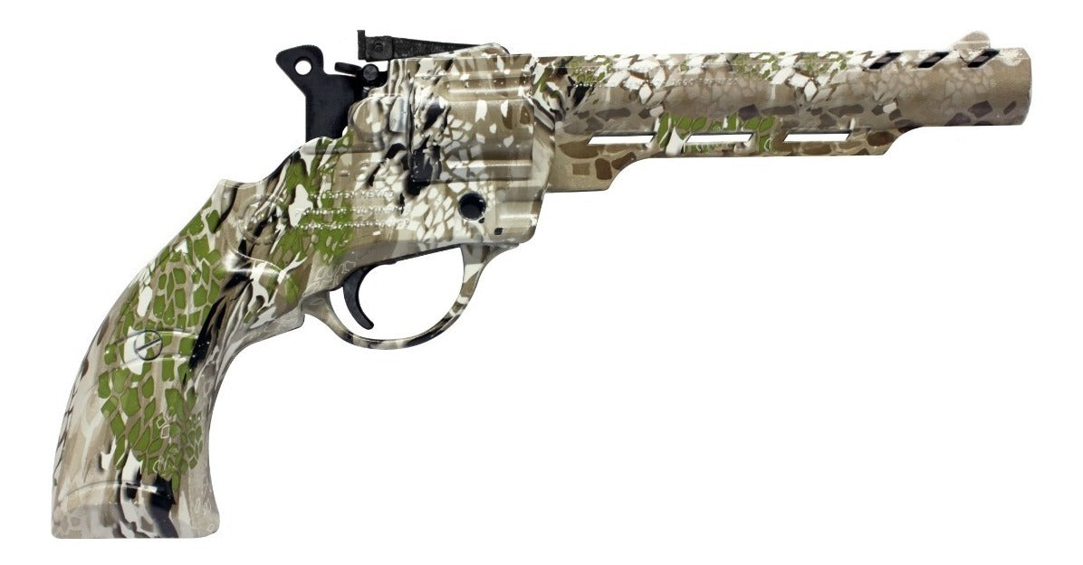 Pistola Deportiva Salva Cañon Largo Camuflaje Safari Mendoza