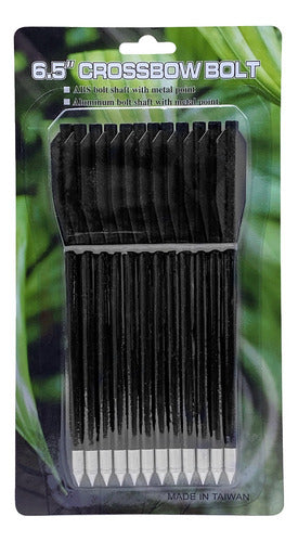 Flechas Para Ballesta Plástico 6.5 Pack 12 Pzas Mendoza