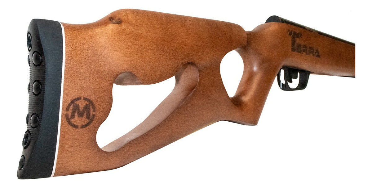 Rifle Deportivo Mendoza Terra Barniz Calibre 5.5 Mira 4x32 - Marrón - 5.5 Mm