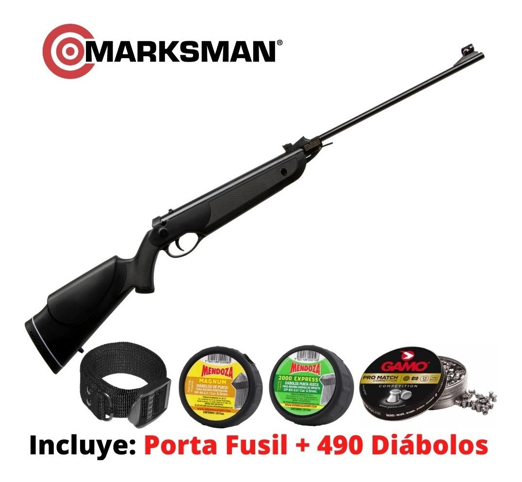 Rifle Beeman Marksman 2063 5.5 + 490 Diabolos + Porta Fusil