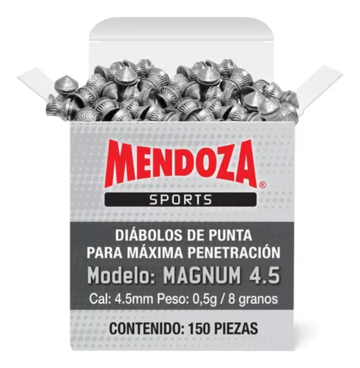 Diábolos De Punta Magnum Mendoza 4.5mm 900 Pzas.