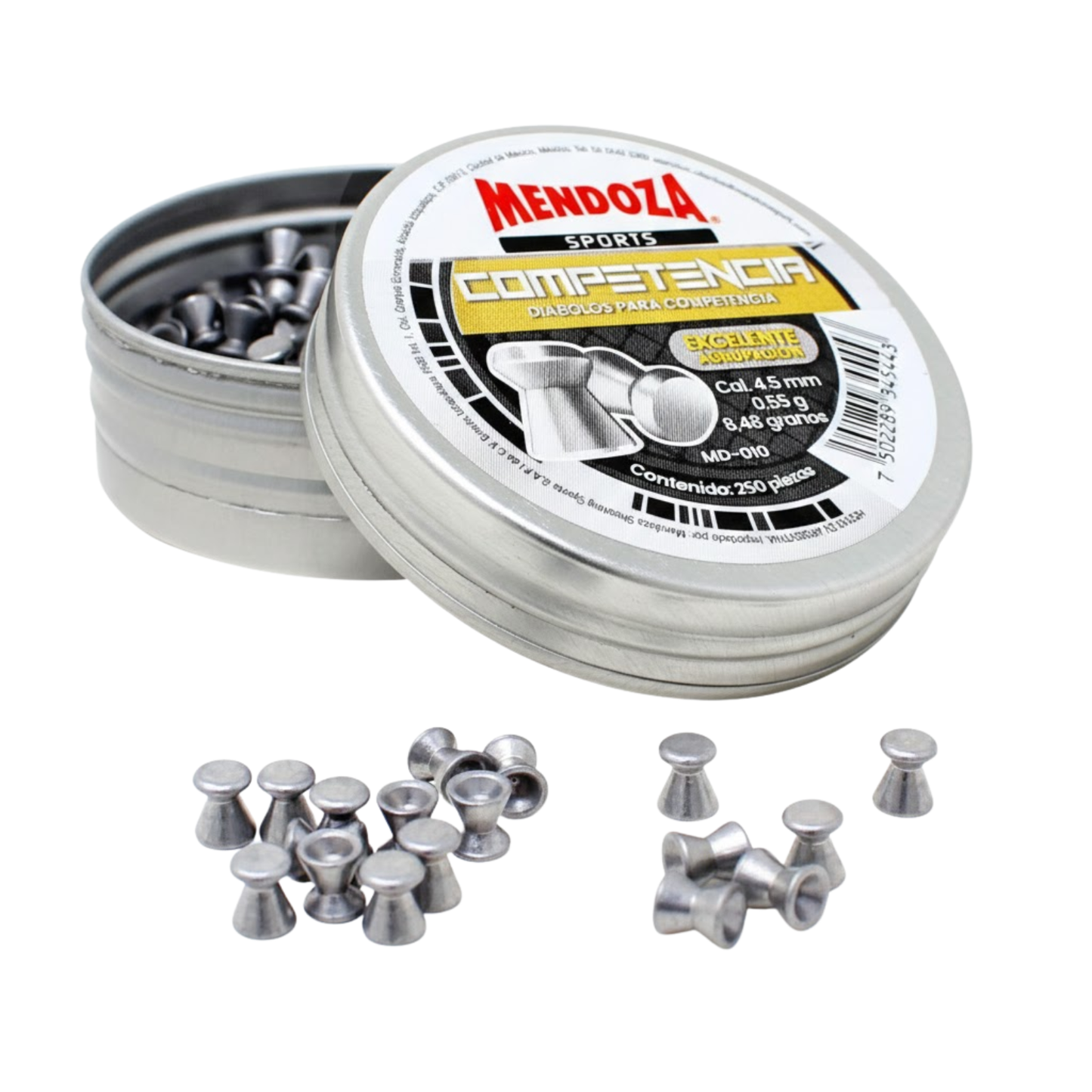 Diábolos Mendoza MD-010 Punta Plana para Competencia 2 Pack