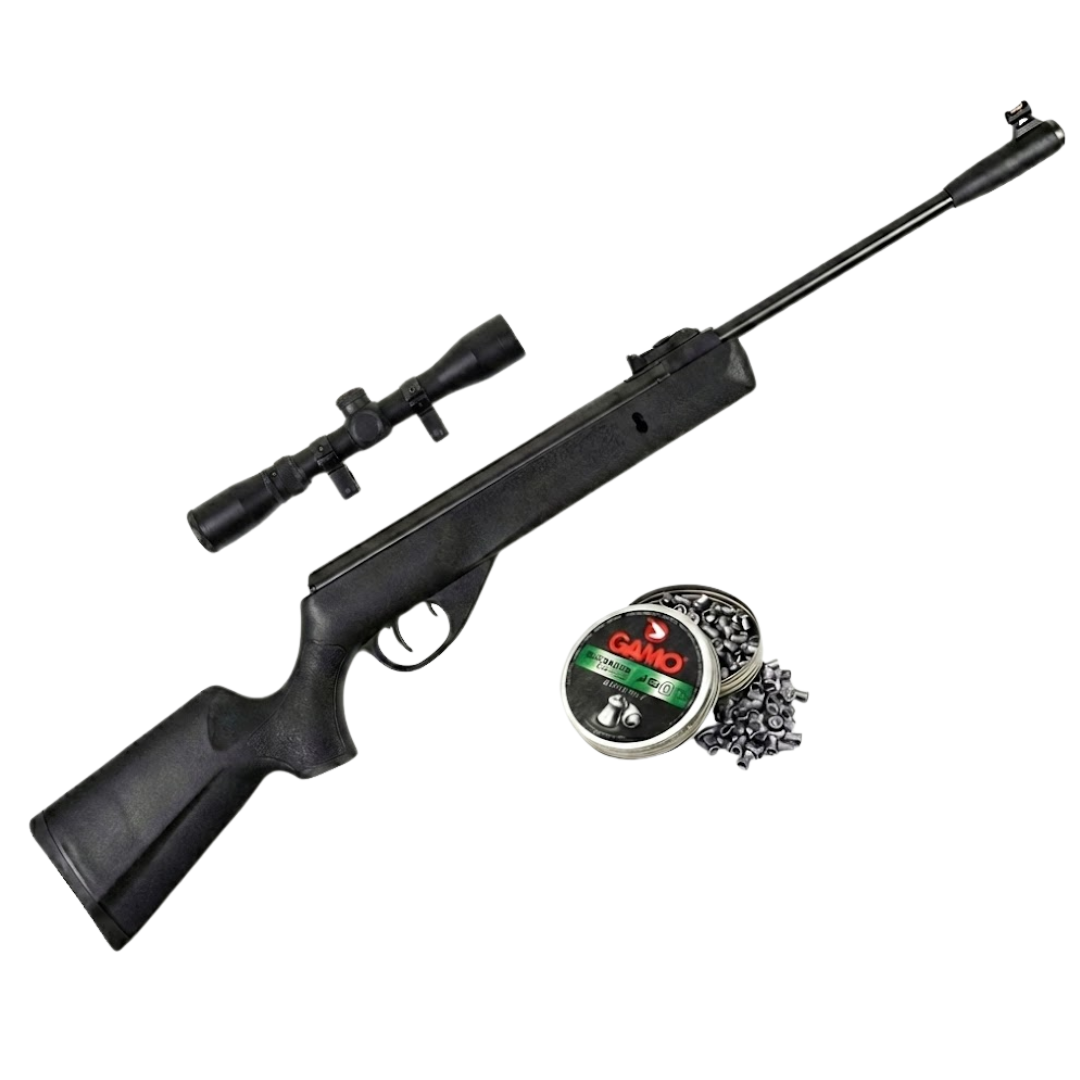 Rifle Deportivo Nova Vista Bb15 Cal. 5.5mm + Mira Y Diábolos
