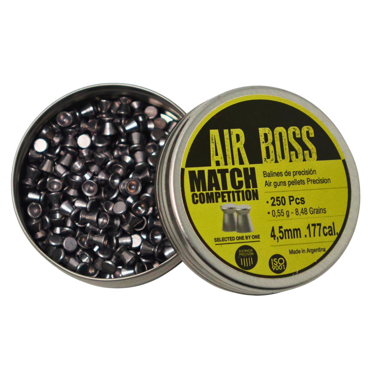 Diábolo Apolo 30301 Air Boss Match Cal 4.5mm 250pz