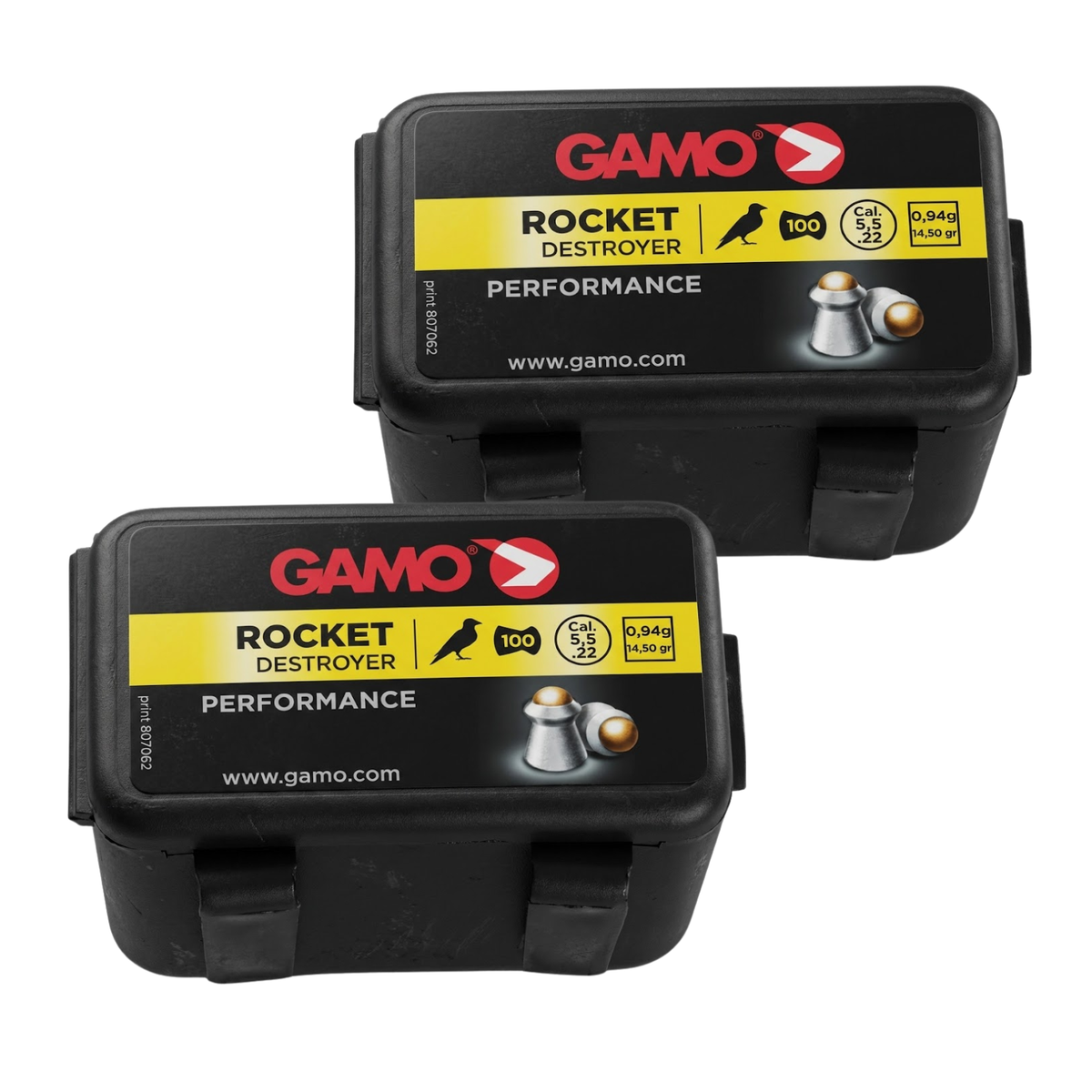 Diábolos Gamo Rocket Metal Cal. 5.5 Mm 100 Pza 2 pack
