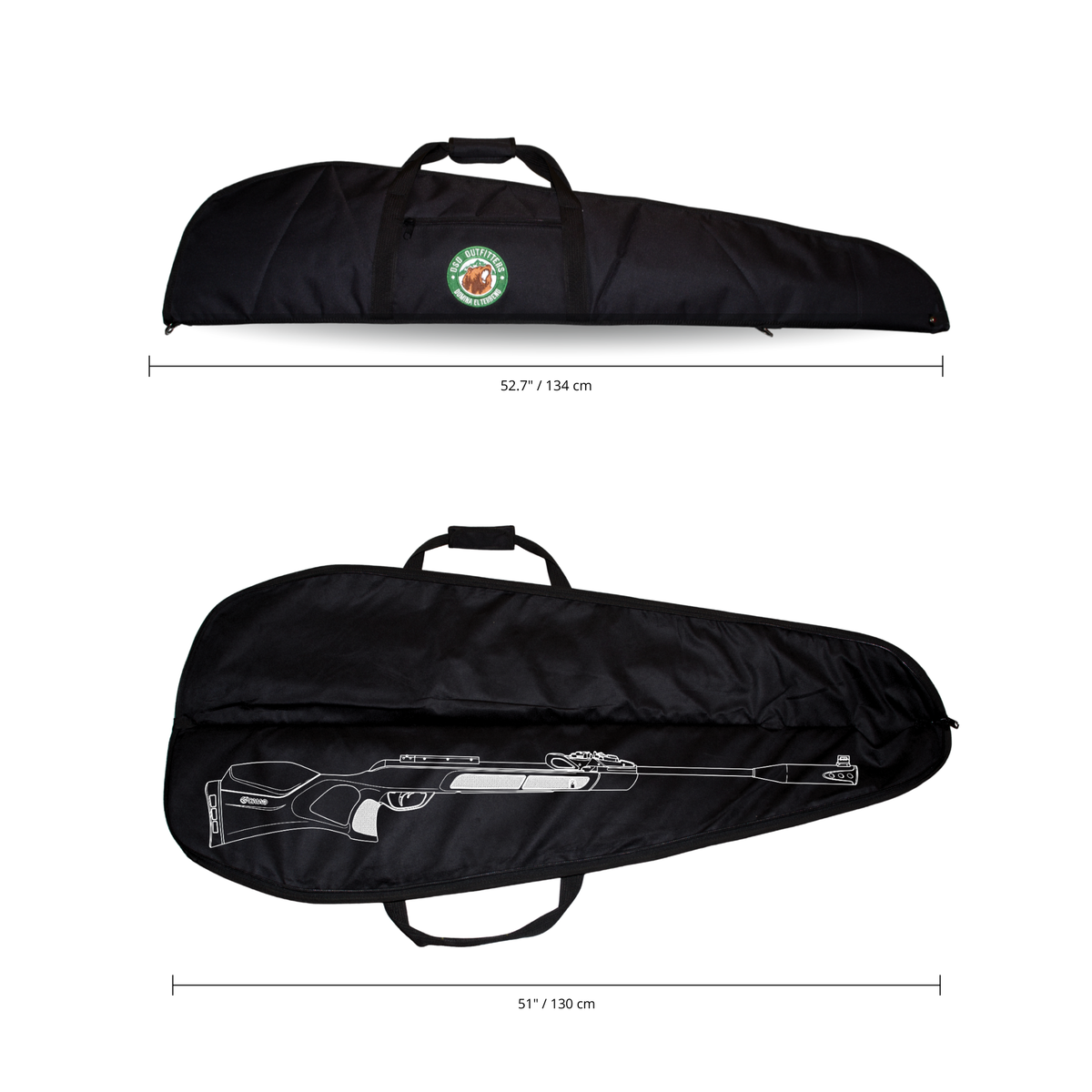 Funda Para Rifle Deportivo 51Pulgadas Oso FRM01134 Negro