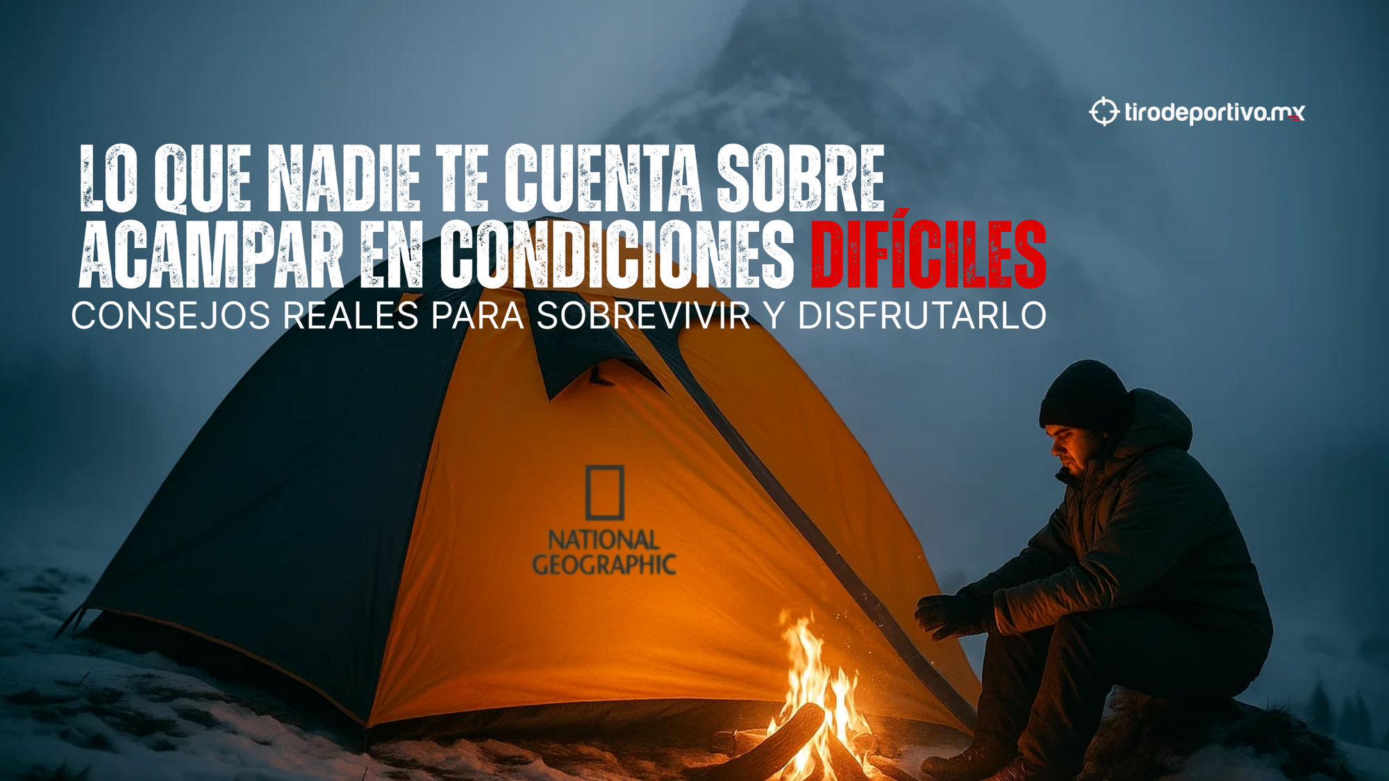 Campismo extremo: lo que nadie te cuenta antes de acampar en condiciones difíciles 🏕️❄️🔥