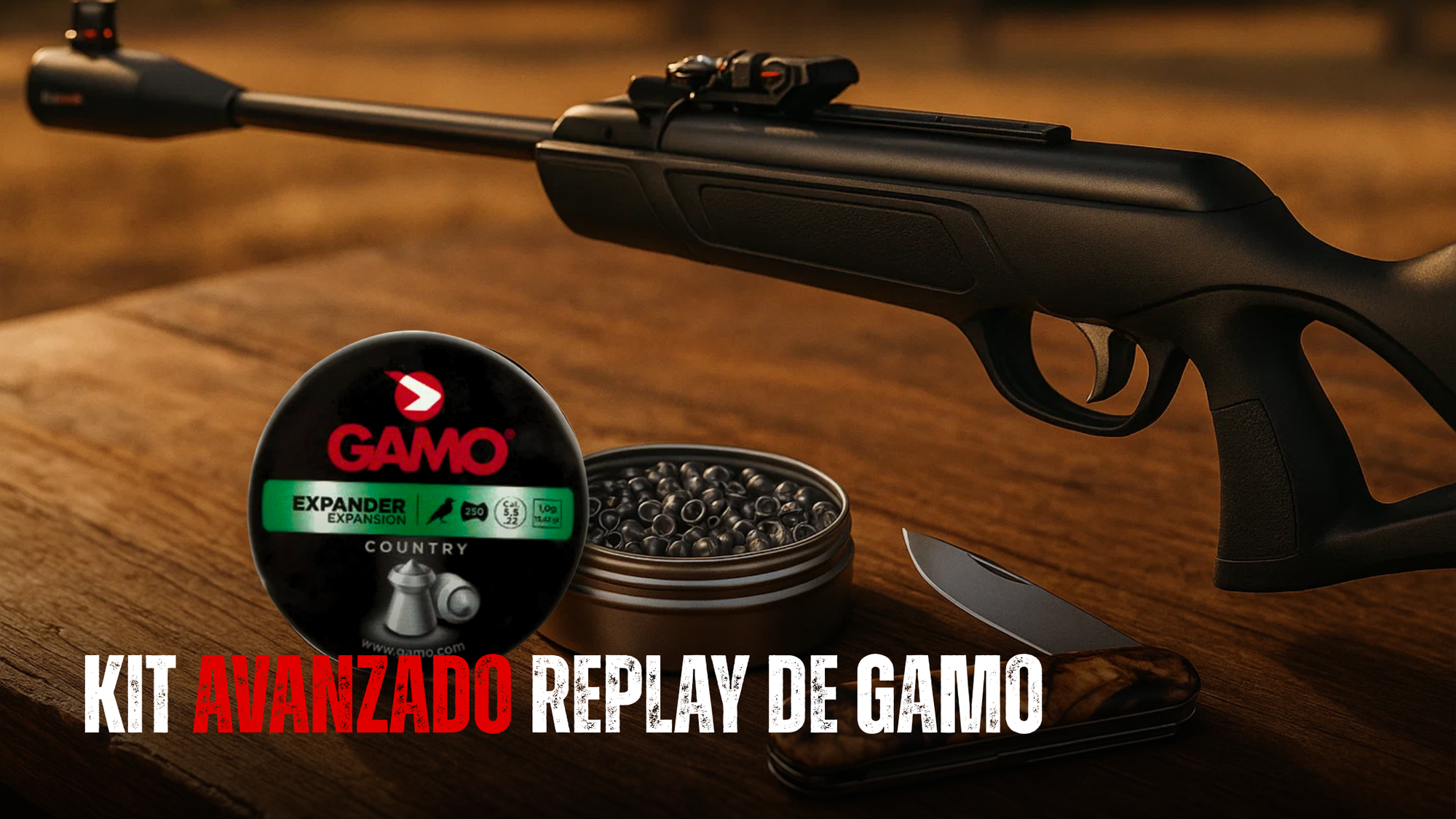 Conoce este kit avanzado: Rifle Gamo Replay Nitropiston Gen2 10 tiros para tiradores exigentes 🔍🎯