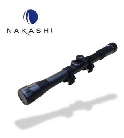 Mira Telescópica Nakashi 4x20 Ls11406 Incluye Monturas 11mm