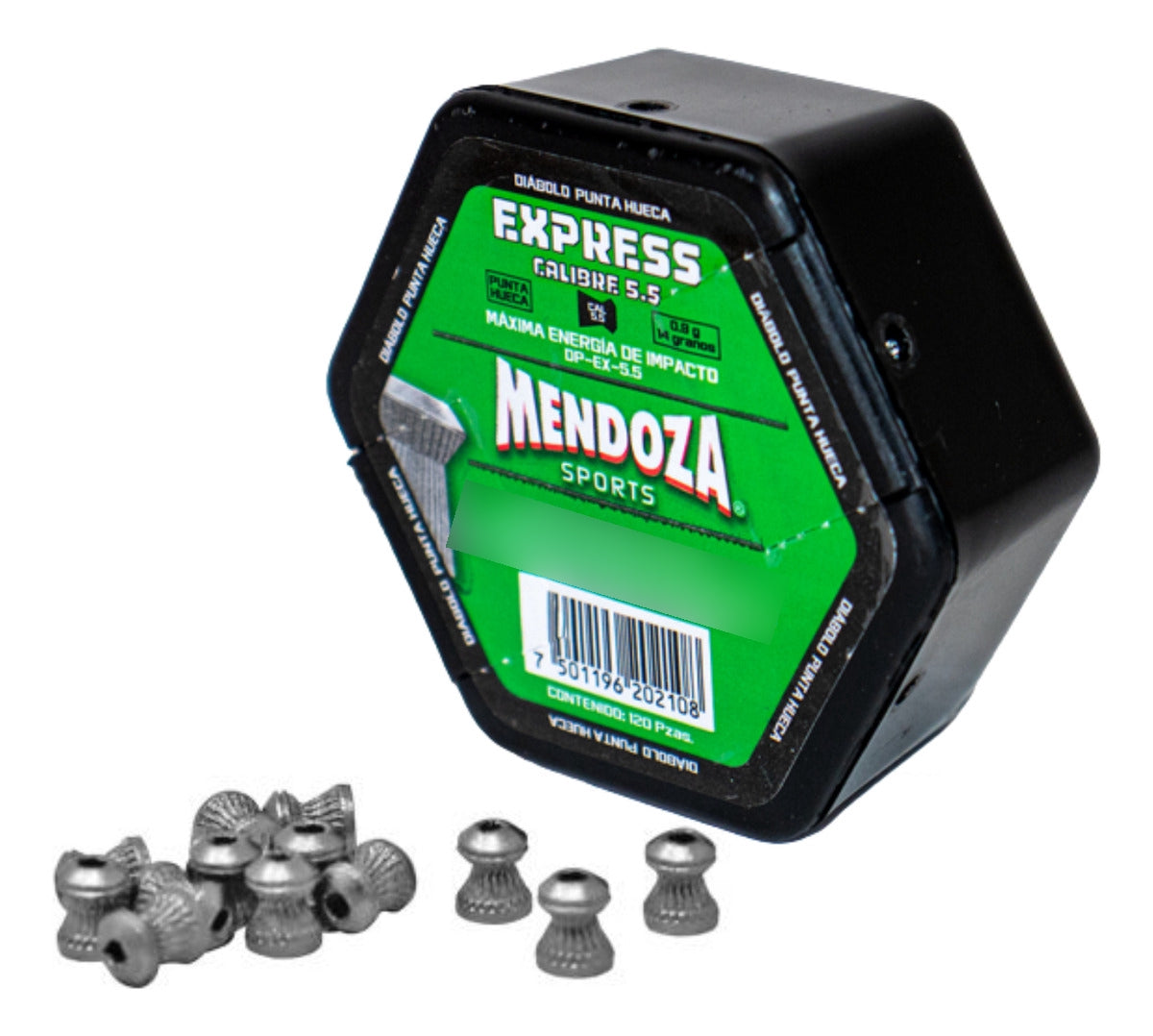 5pack Diábolo Magnum Y Express Mendoza Cal 5.5mm
