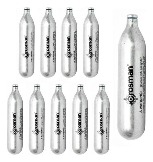 10 Pack Tanques Cartuchos Co2 Crosman 12g Pistolas Y Rifles
