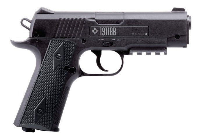 Kit Balines 1500 Piezas + Pistola Co2 1911bb 4.5mm Crosman