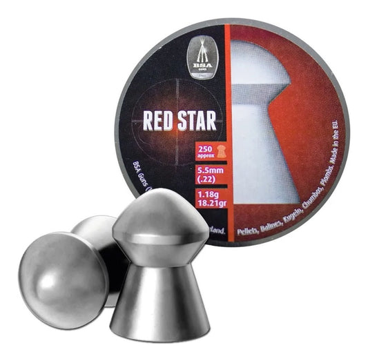 Diabolos Copitas Gamo Bsa Red Star Metal Cal. 5.5 Mm 250pza