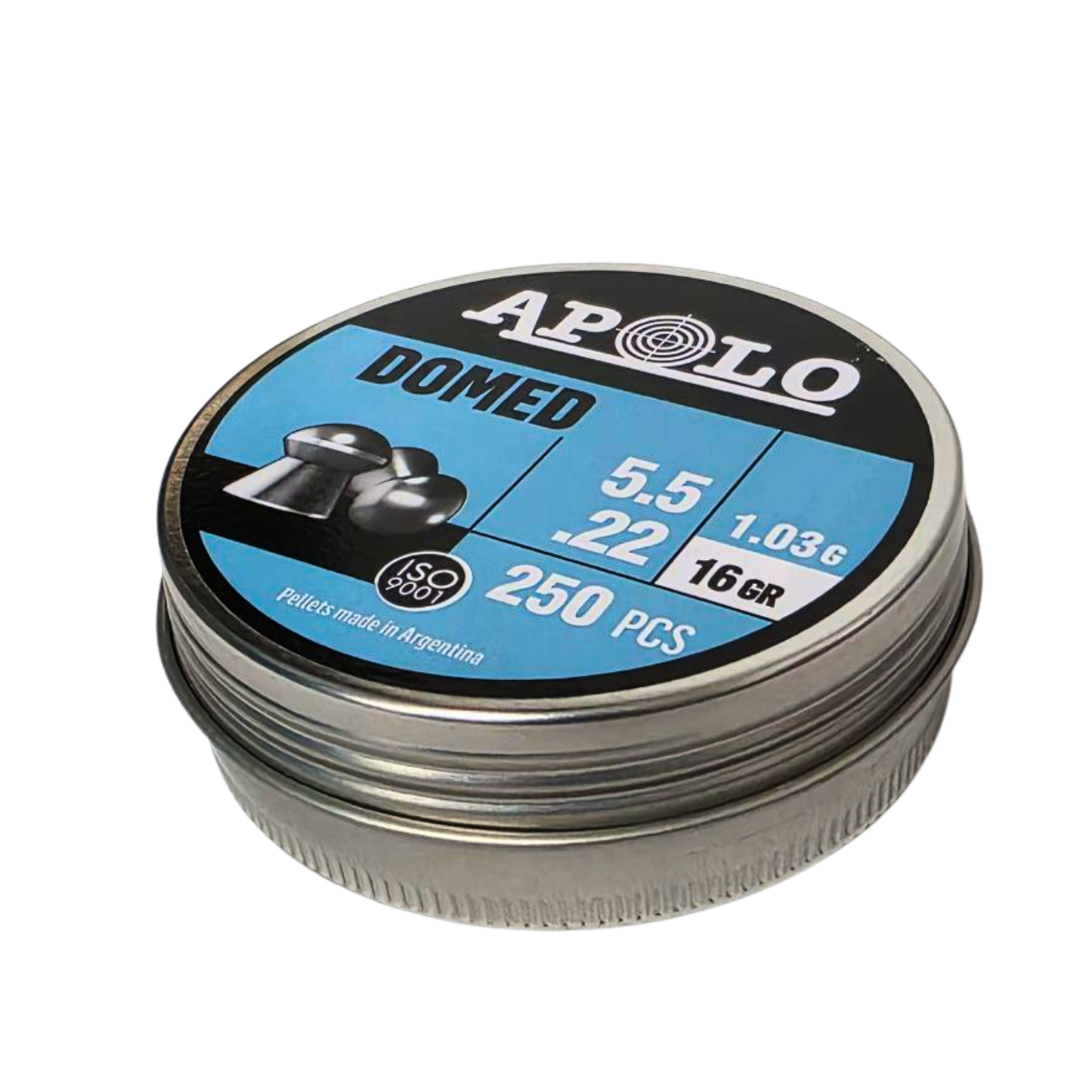 Diabolo Apolo 19916 Domed 16gr Cal 5.5mm 250pz