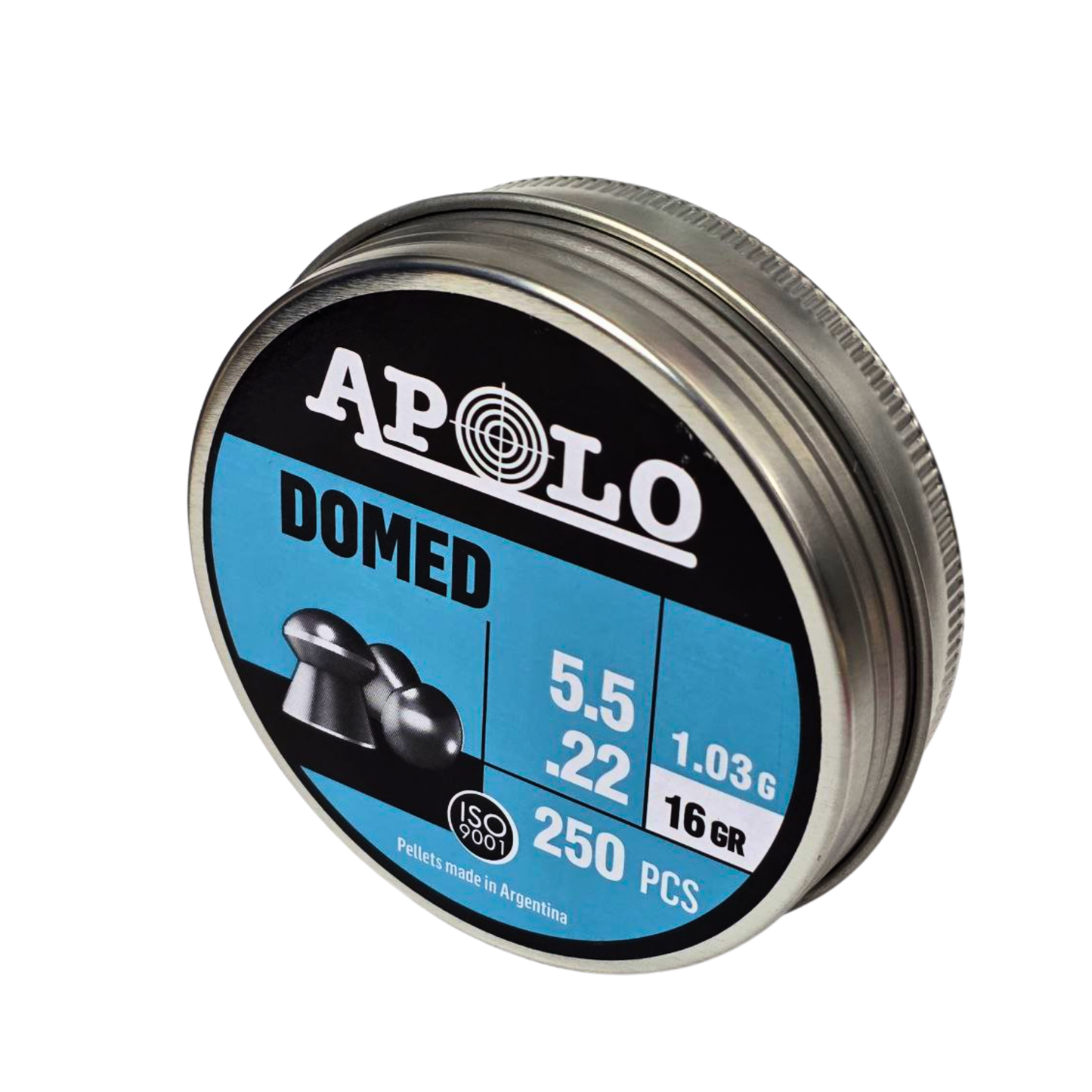 Diabolo Apolo 19916 Domed 16gr Cal 5.5mm 250pz