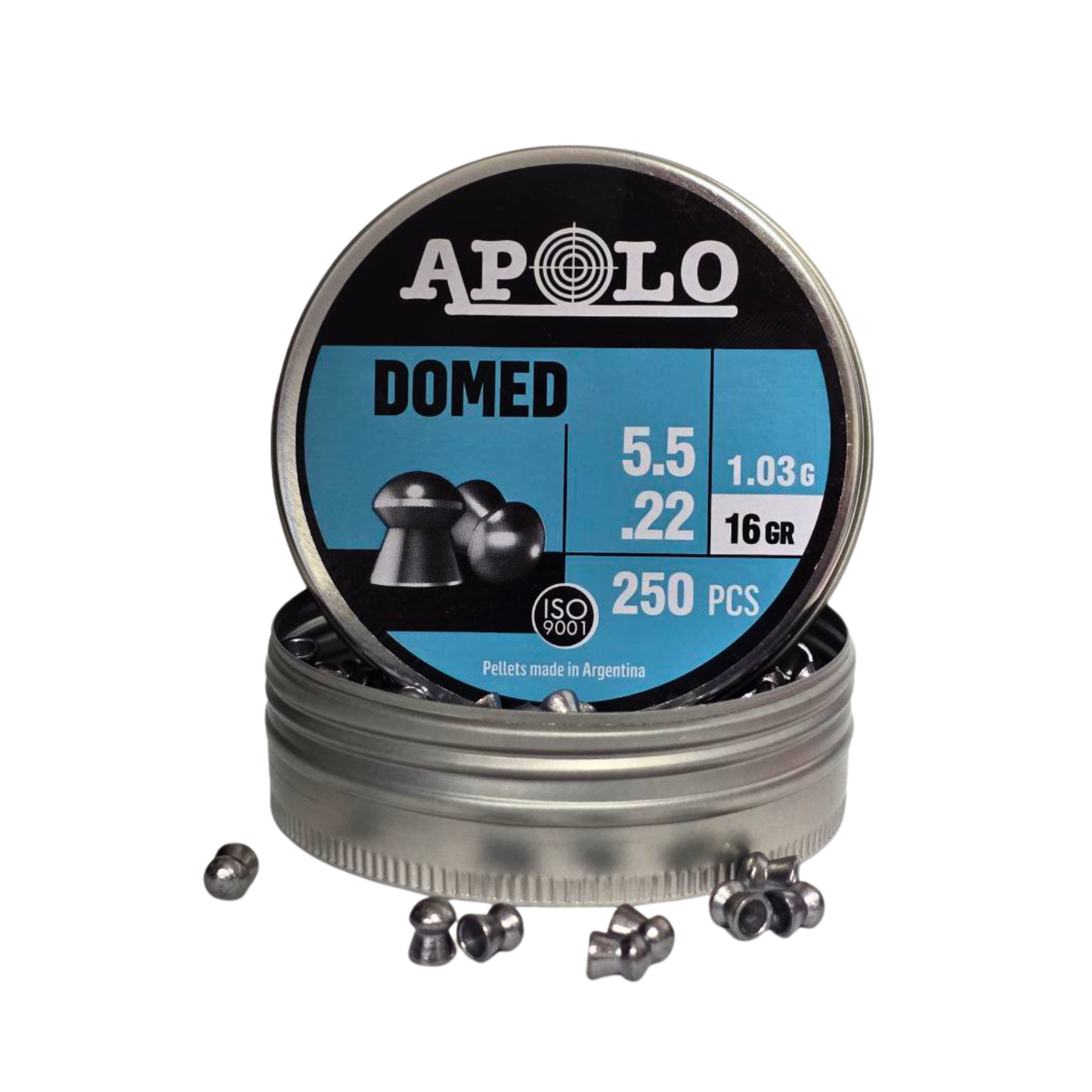 Diabolo Apolo 19916 Domed 16gr Cal 5.5mm 250pz