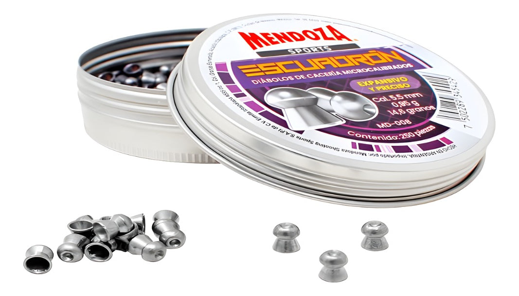 Diábolos 5.5mm Mendoza Escuadrón Md-008 Domo 5.5mm 2 Pack