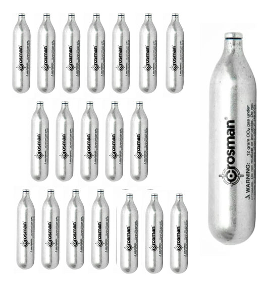 20 Pack Tanques Cartuchos Co2 Crosman 12g Pistolas Y Rifles