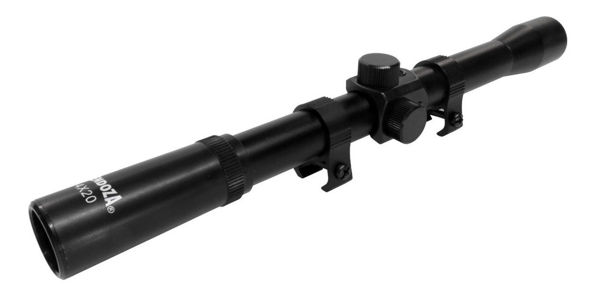 Diabolos 5.5 + Mira 4x20 + Silueta 4 Pz + Rifle Beeman 2063