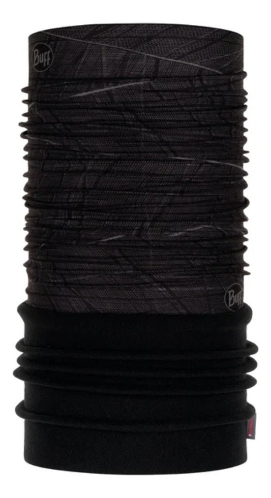 Tubular Buff Con Forro Polar Neckwarmer Embers Black