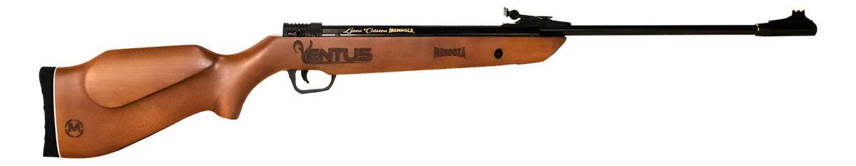 Rifle Resorte Mendoza Ventus Barniz 5.5 Mm 21j Pavonado Kit