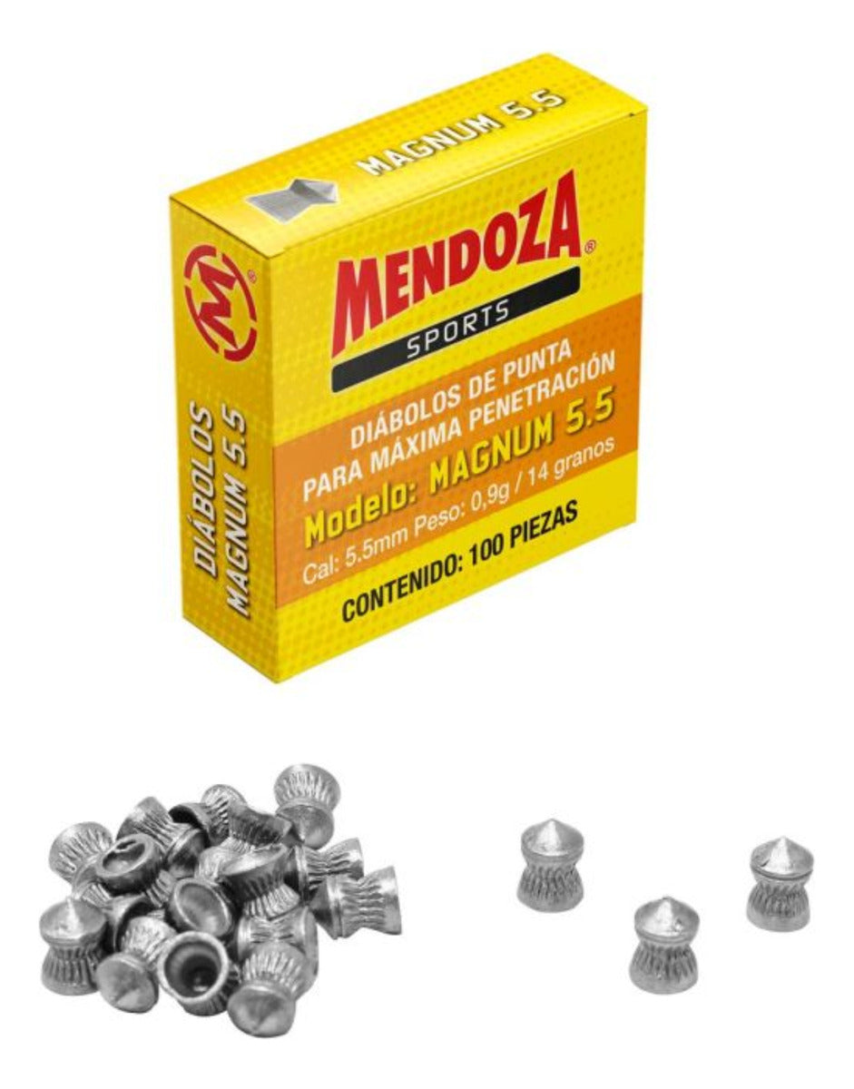 Pack Diábolos De Punta Magnum Mendoza 5.5 Mm 600pzas.