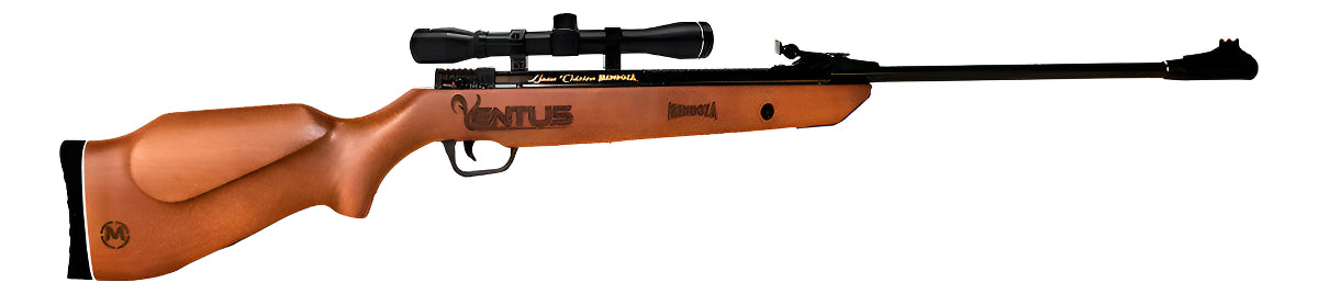 Rifle Resorte Mendoza Ventus Rm-100 Barniz 5.5mm Mira 4x32