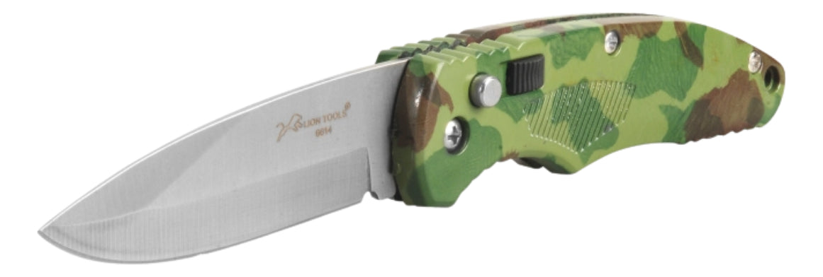 Cuchillo Navaja Táctica Automática Estilo Camuflaje