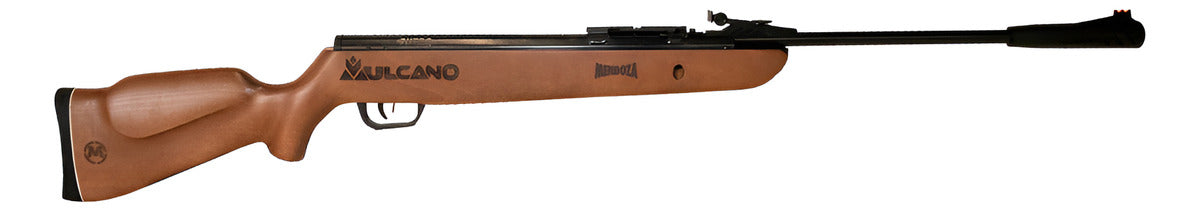 Rifle Nitropiston Mendoza Vulcano Barniz 5.5 Mm C/cargador