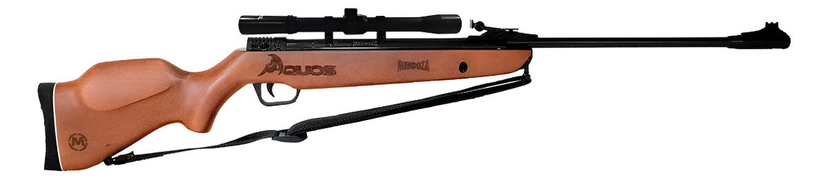 Rifle Resorte Mendoza Aquos Rm-10 5.5mm Con Mira 4x20