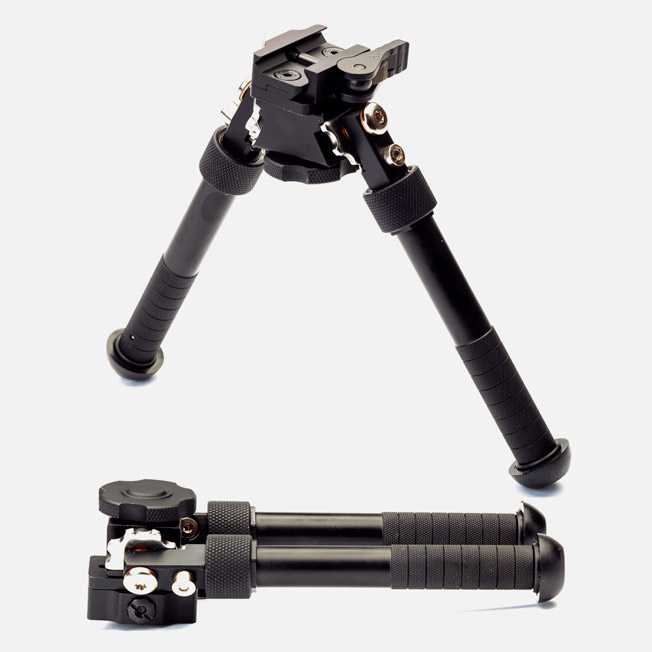 Bipode Tactico Militar Beeman 5 Posiciones Soporte Ajustable