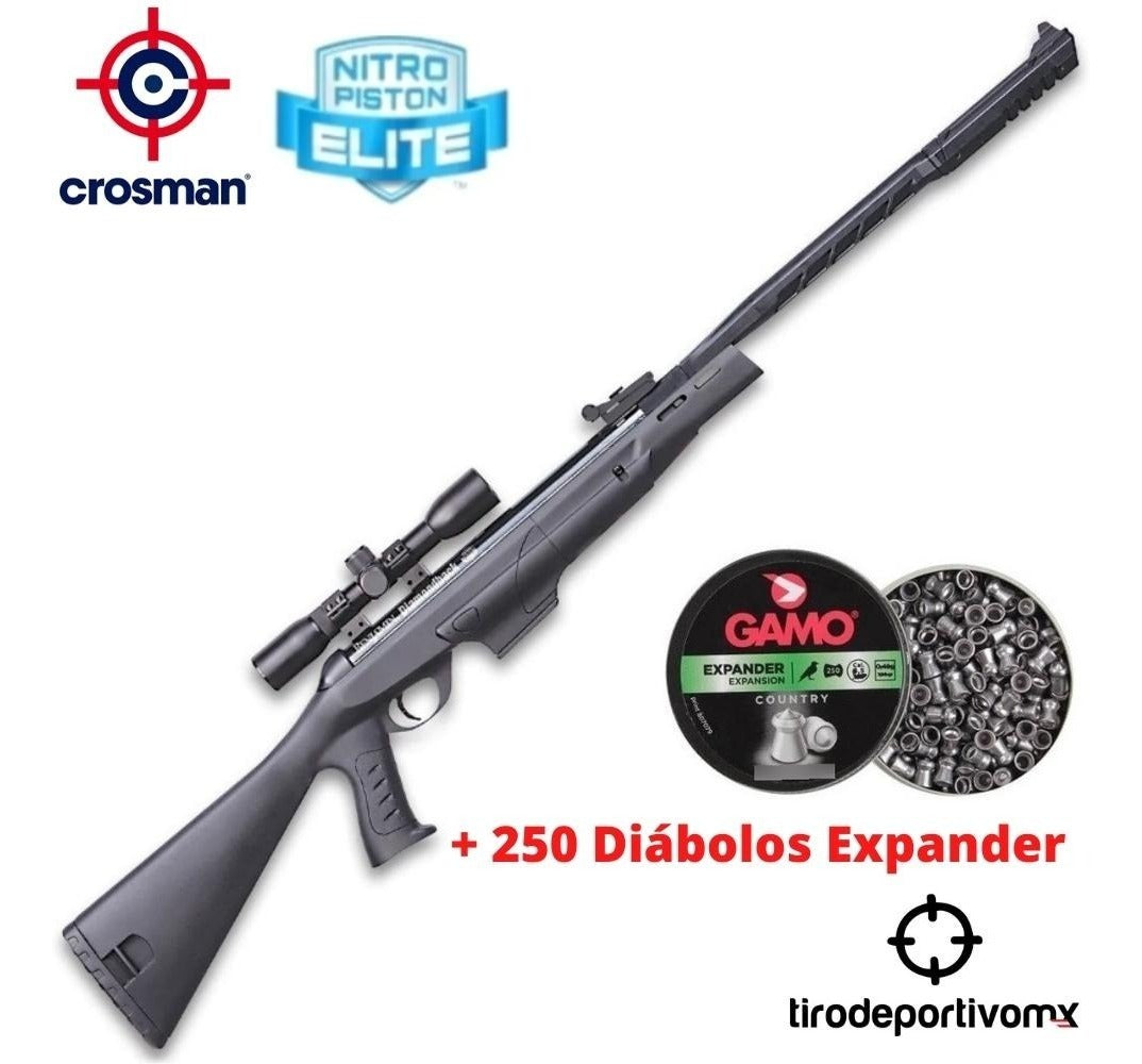 Rifle Crosman Diamondback Nitro Pistón Elite 4x32 Cal. 5.5mm