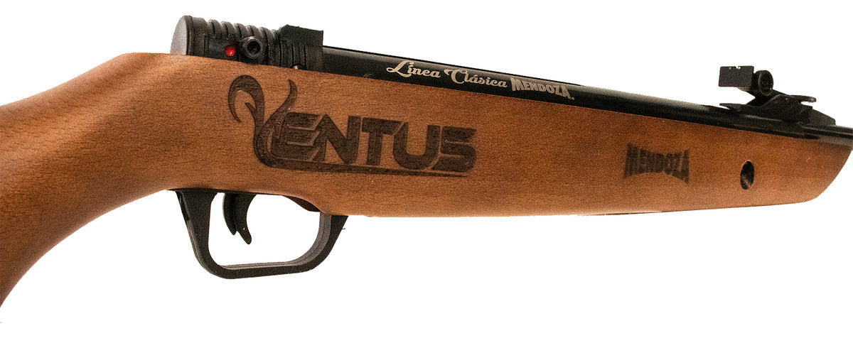 Rifle Resorte Mendoza Ventus Barniz 5.5 Mm 21j Pavonado Kit