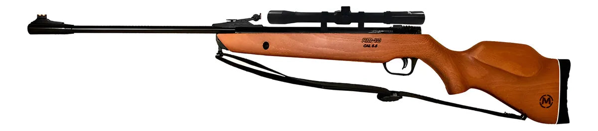 Rifle Resorte Mendoza Aquos Rm-10 5.5mm Con Mira 4x20