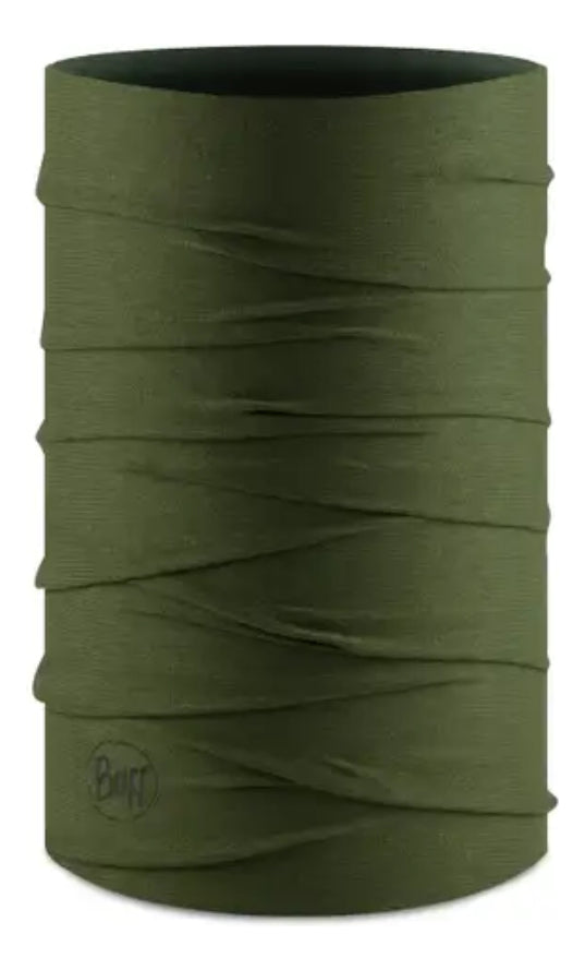 Buff Verde Solid Military Coolnet Uv+ Tubular /bandana Upf50