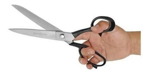 Tijera Sastre Industrial 10'' Mendoza Mh015 Ojo Negro Inox