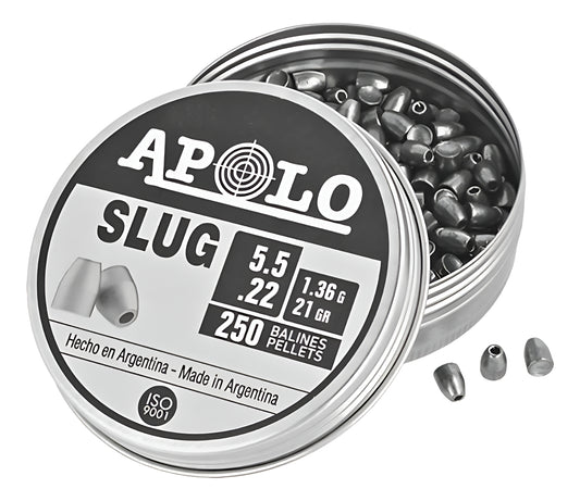 Diábolo Apolo 19300 Slug 21gr Cal 5.5mm 250pz