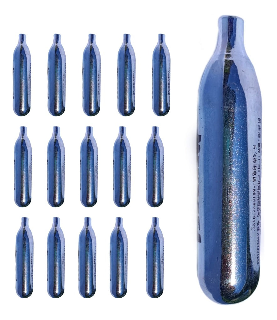 15 Pack Tanques Cartuchos Co2 Nakashi 12g Pistolas Y Rifles
