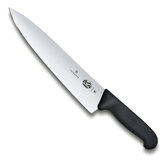 Cuchillo Victorinox Para Trinchar Fibrox, 25 Cm , Negro