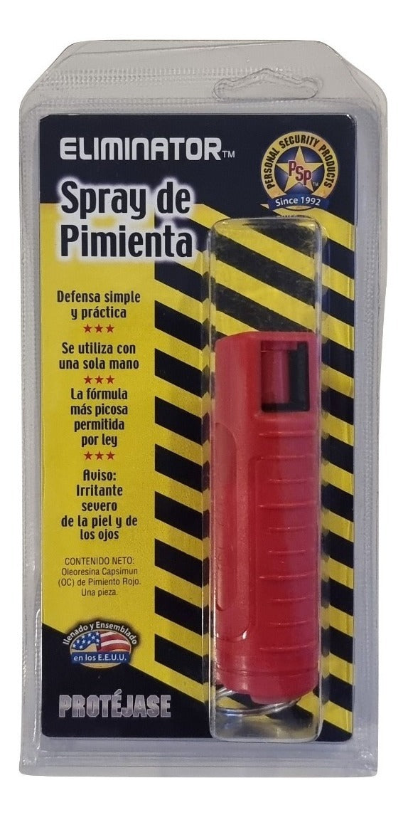Gas Pimienta Eliminator Alcance Hasta 6.1m Efecto Rapido