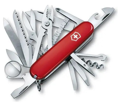 Navaja Suiza Swiss Champ Victorinox, 33 Usos, Color Rojo