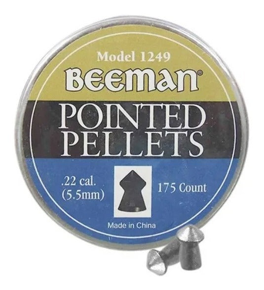 Diabolos Beeman 1249 Cal. 5.5mm De Punta Plomo 175 Pz