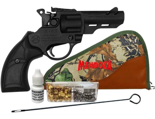 Funda Hojas Secas + Pistola Cañon Corto 4.5mm Salva Mendoza